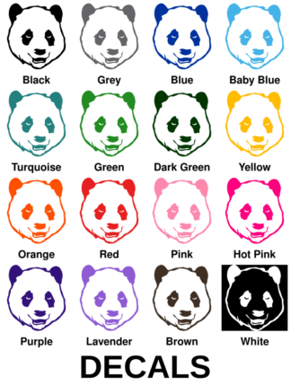 Sexy Panda Decals